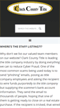 Mobile Screenshot of clarkcountytitle.com